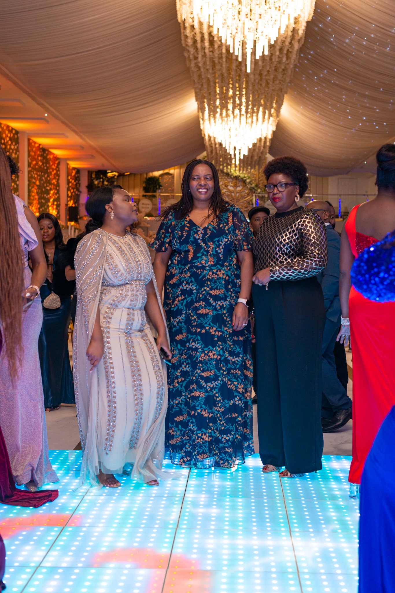 Guests enjoying the music, performances and dance floor at the 2024 Grille Community Christmas Gala